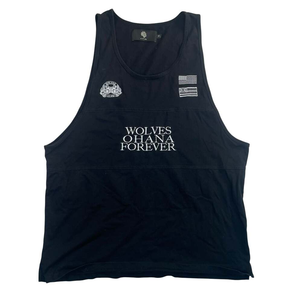 Wolves Ohana Forever Tank Top Men’s XL Black Limited Edition 84 of 1000